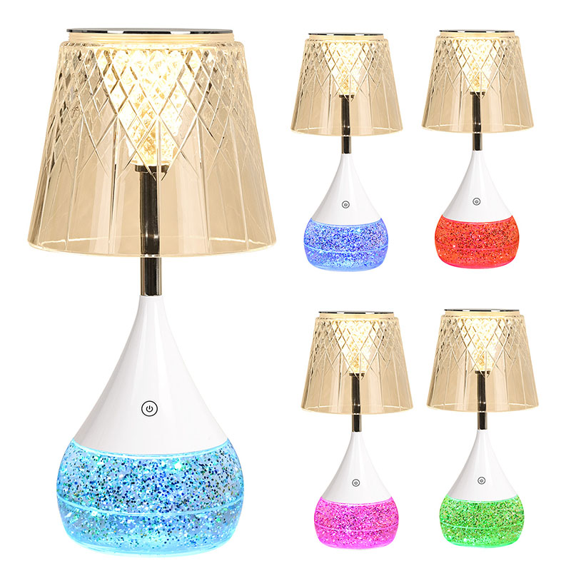 چراغ رومیزی Cone arte لوکس با سایه کریستالی