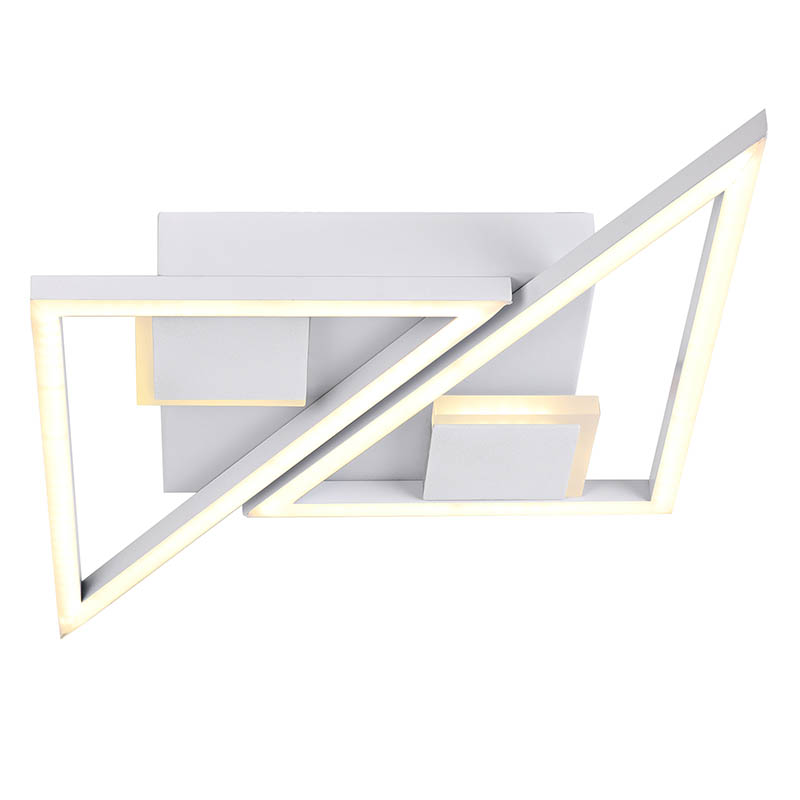 لامپ سقفی فلزی سبک گرم مدرن با طراحی ساده