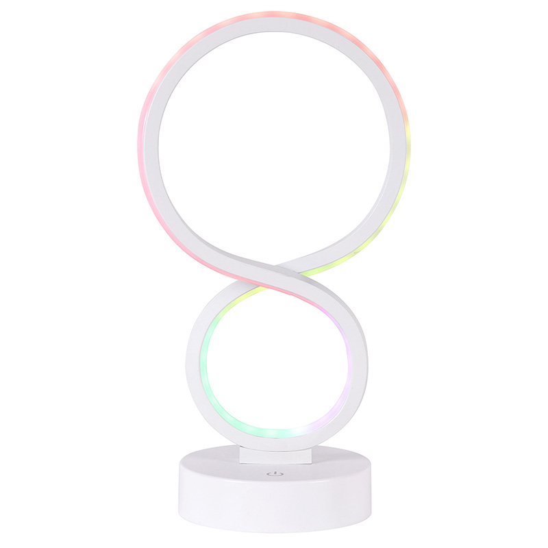 چراغ رومیزی LED نور RGB با 8 سایه