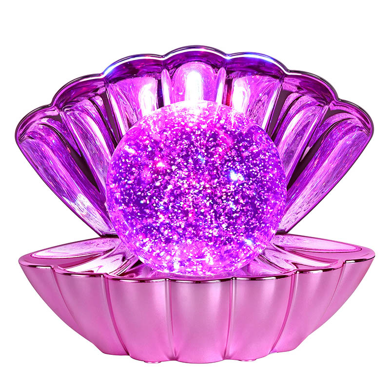 لامپ صدفی RGB با مایع براق